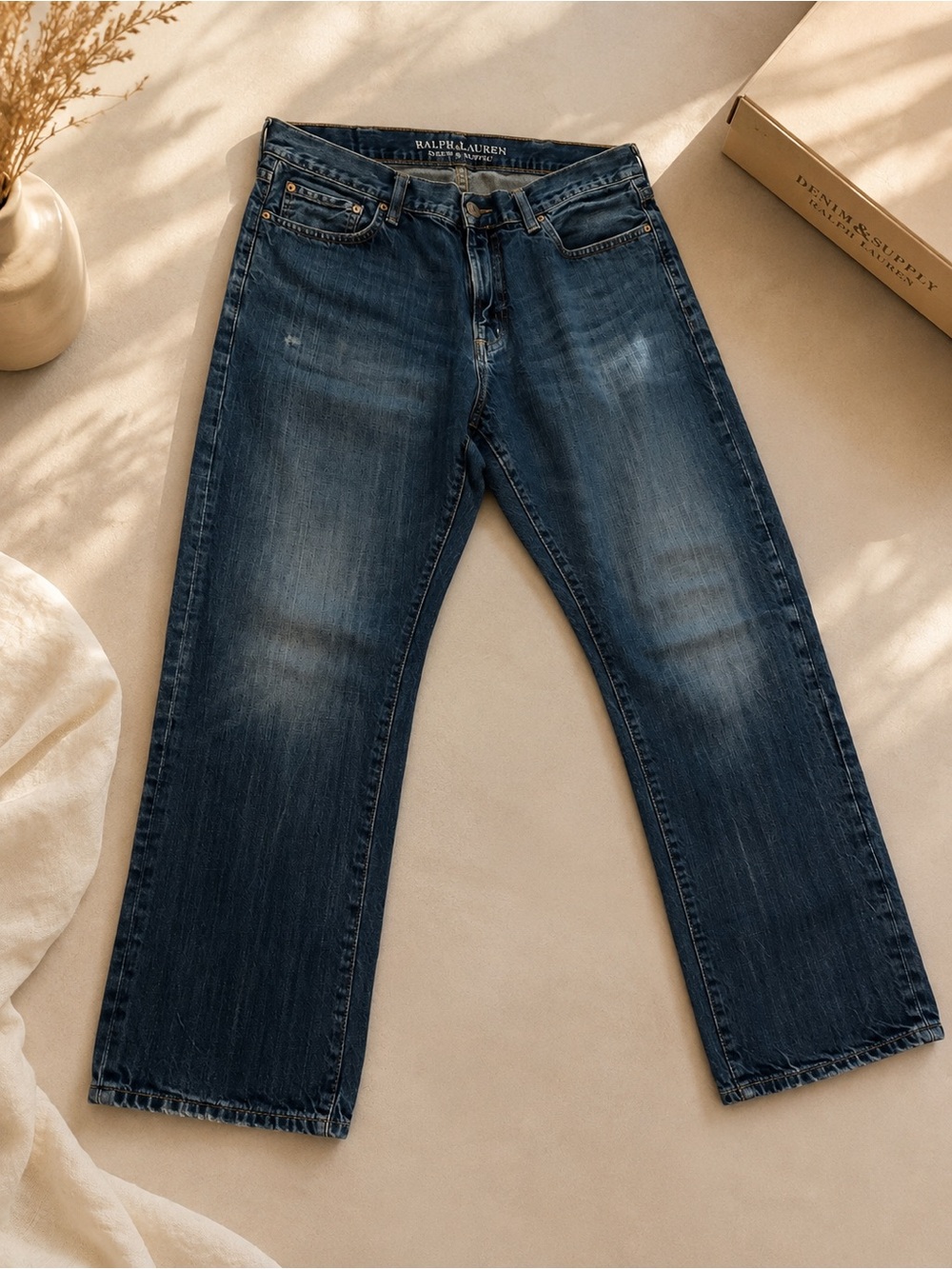 Denim & Supply Ralph Lauren Straight Leg Jeans | Medium Wash | Men’s Denim